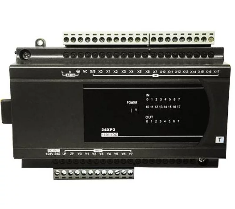 DVP24XP200R 24 Point, 16DI/8DO, Relay, 100~240 AC Power