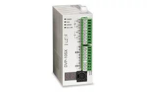 DVP10SX11R Контроллер: 4DI, 2DO, 2AI, 2AO (Relay), 24V DC Power, SLIM