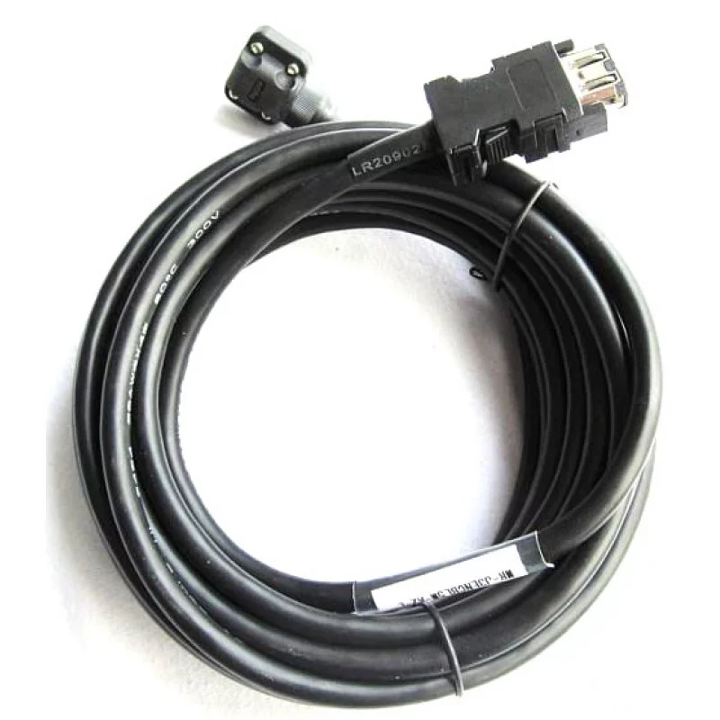 Кабель 10м, выход кабеля в направлении вала двигателя, IP65 MR-PWS1CBL10M-A1-H